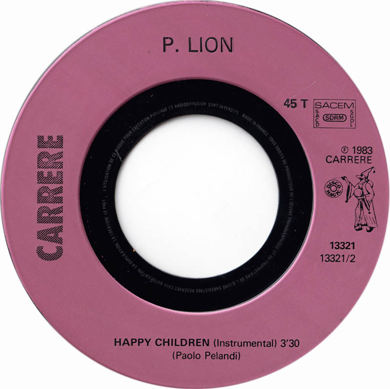 P. Lion - Happy Children 37696 Vinyl Singles Vinyl Goed / Hoes Goed