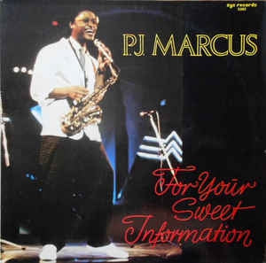 P.J. Marcus - For Your Sweet Information (Maxi-Singles) 42234 Maxi-Singles Vinyl Goed / Hoes Goed