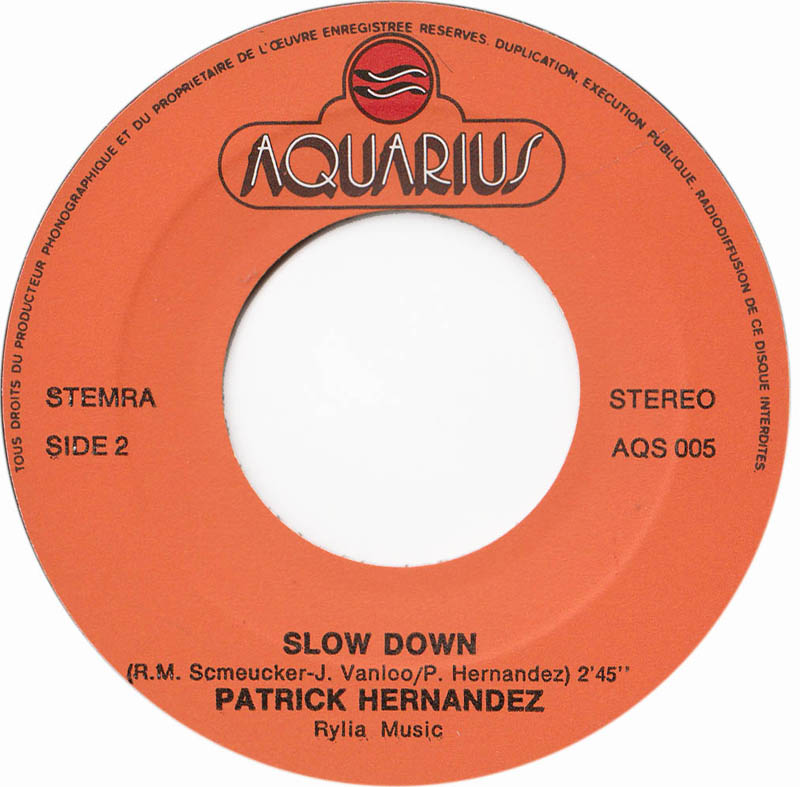 Patrick Hernandez - Auf Wiedersehen 30422