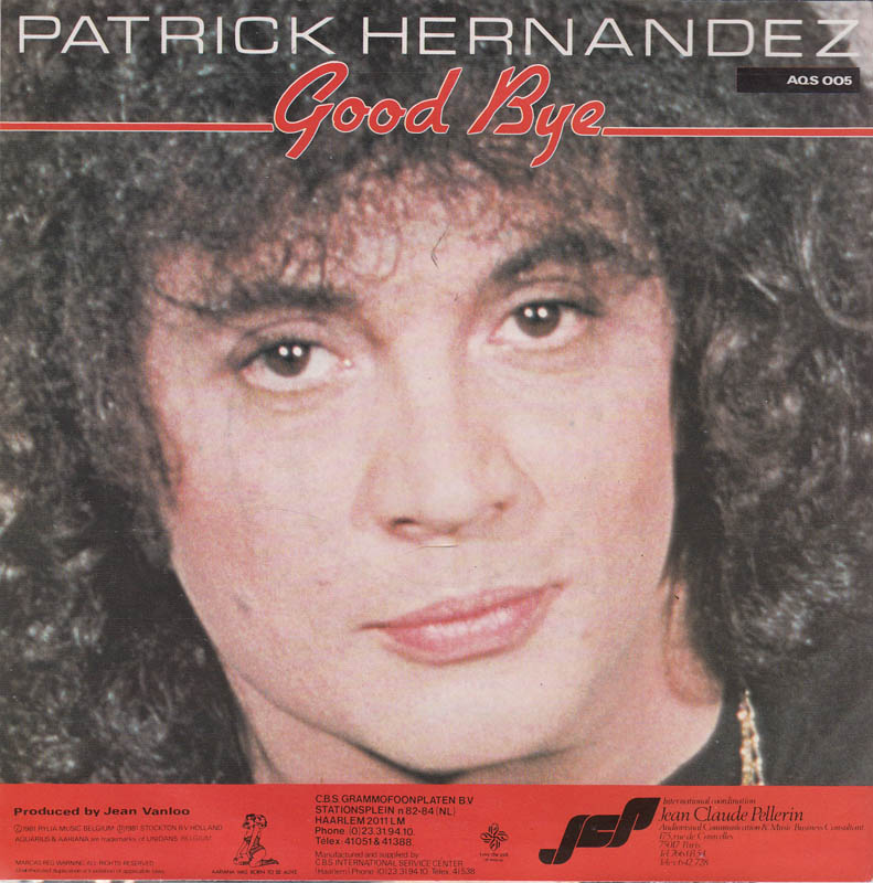 Patrick Hernandez - Auf Wiedersehen 30422