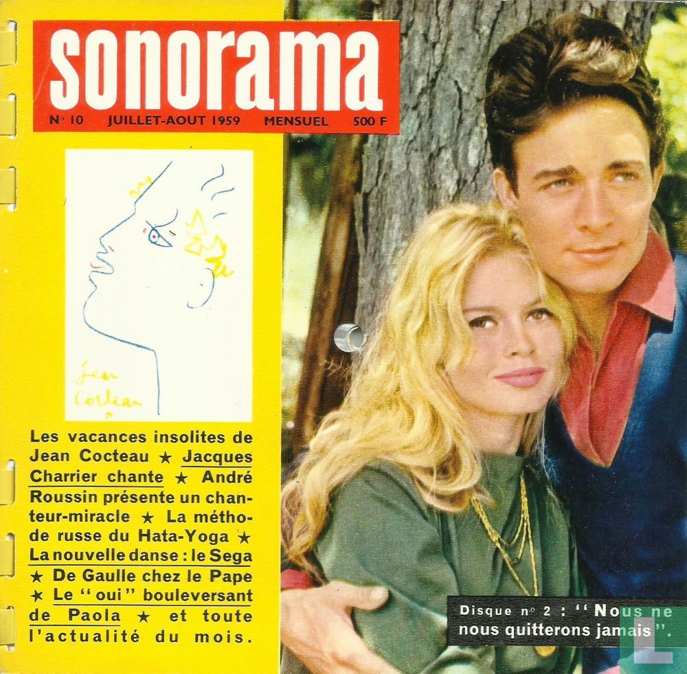 Various - Sonorama N° 10 Juillet-Aout 1959 33927 Vinyl Singles Vinyl Goed / Hoes Goed