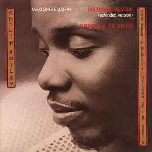 Philip Bailey - Photogenic Memory (Maxi-Single) 44901 Maxi-Singles Vinyl Goed / Hoes Goed