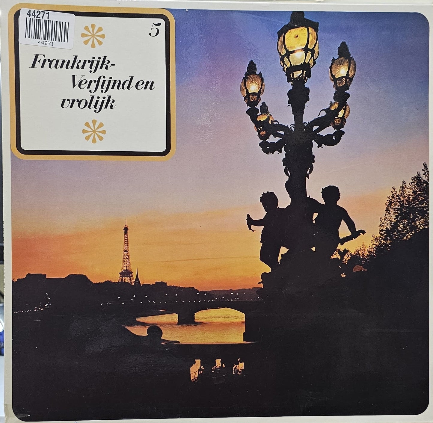 Various - Frankrijk Verfijnd En Vrolijk (LP) 44271 Vinyl LP Vinyl Goed / Hoes Goed