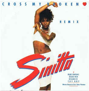 Sinitta - Cross My Broken Heart 11568 Vinyl Singles Vinyl Goed / Hoes Goed