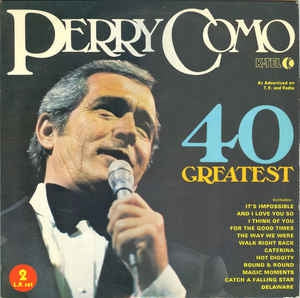 Perry Como - 40 Greatest (LP) 49414 Vinyl LP Dubbel Vinyl Goed / Hoes Goed