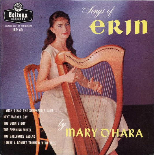 Mary O'Hara - Songs Of Erin No. 1 13715 Vinyl Singles EP Vinyl Goed / Hoes Goed