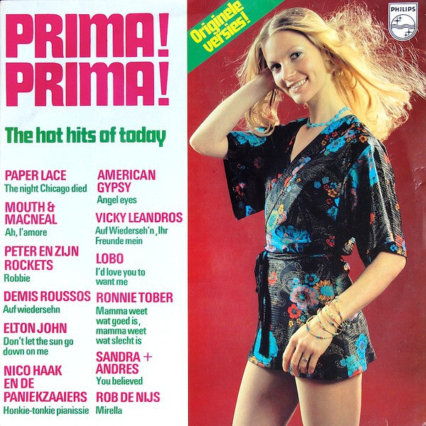Various - Prima! Prima! (LP) 43560 Vinyl LP Vinyl Goed / Hoes Goed
