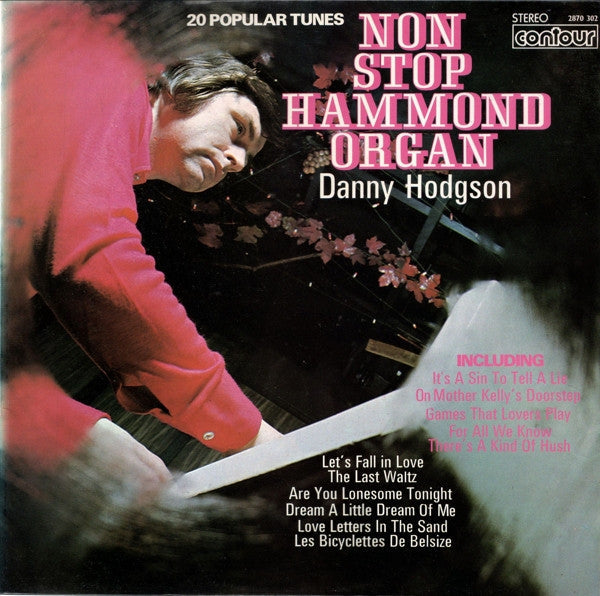 Danny Hodgson - Non Stop Hamond Organ (LP) Vinyl LP Vinyl Zeer Goed / Hoesje Goed "VINYLSINGLES.NL"