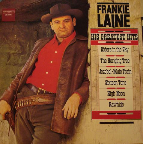 Frankie Laine - His Greatest Hits (LP) Vinyl LP Vinyl Zeer Goed / Hoesje Goed "VINYLSINGLES.NL"