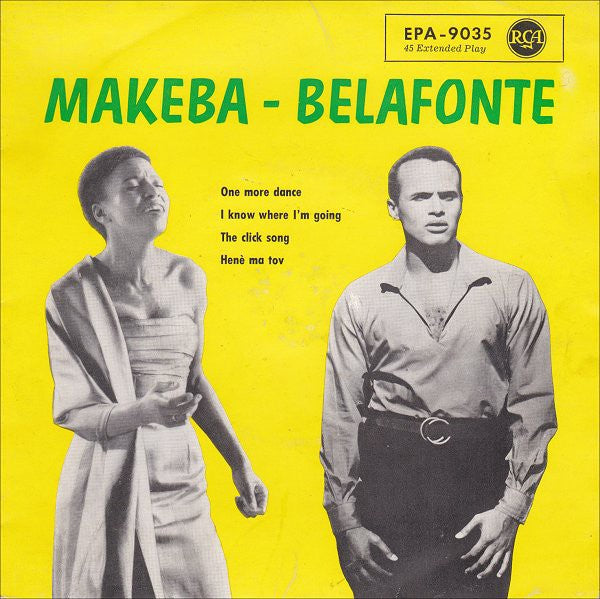 Miriam Makeba - Harry Belafonte - Makeba - Belafonte 21615 Vinyl Singles EP Vinyl Goed / Hoes Goed