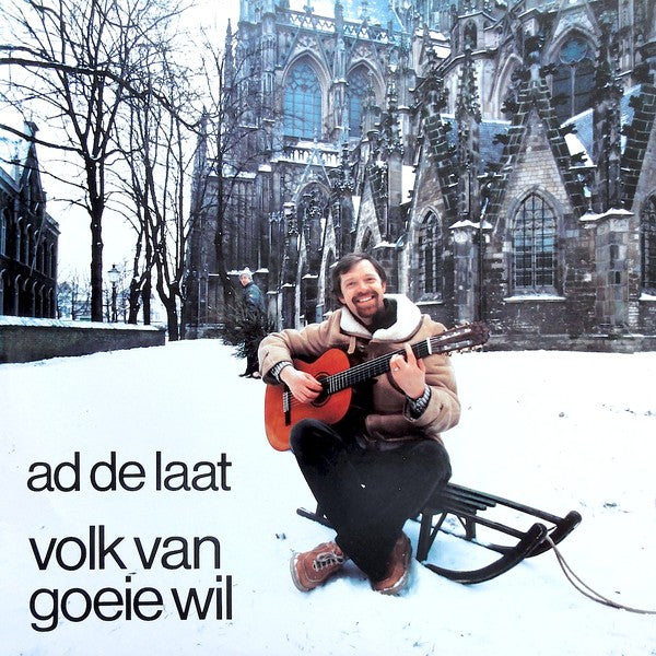 Ad De Laat - Volk Van Goeie Wil (LP) Vinyl LP Vinyl Zeer Goed / Hoesje Goed "VINYLSINGLES.NL"