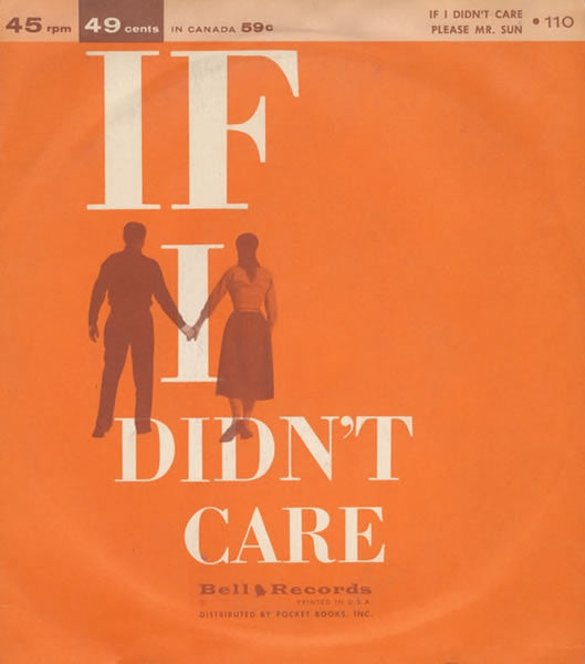 Sandy Kaye / Joe Arnold - If I Didn't Care 13717 Vinyl Singles Vinyl Goed / Hoes Goed