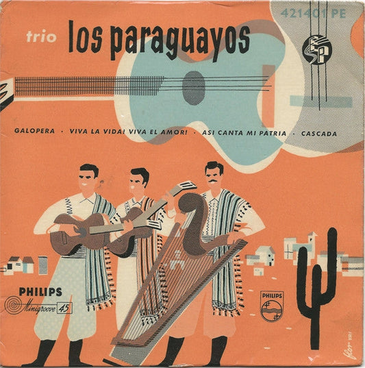 Trio Los Paraguayos - Trio Los Paraguayos 36459 Vinyl Singles EP Vinyl Goed / Hoes Goed