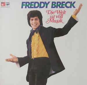 Freddy Breck - Die Welt Ist Voll Musik (LP) Vinyl LP Vinyl Zeer Goed / Hoesje Goed "VINYLSINGLES.NL"