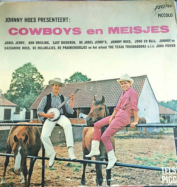 Various - Johnny Hoes Presenteert: Cowboys en Meisjes (LP) 51323 Vinyl LP Vinyl Goed / Hoes Goed