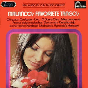 Malando En Zijn Tango-Orkest- Malando's Favoriete Tango's (LP) 43639 Vinyl LP Vinyl Goed / Hoes Goed