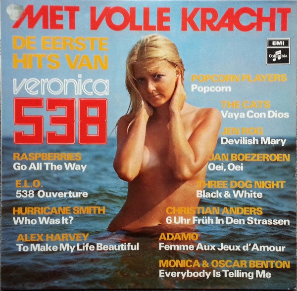 Various - Met Volle Kracht, De Eerste Hits Van Veronica 538 (LP) 48852 Vinyl LP Vinyl Goed / Hoes Goed