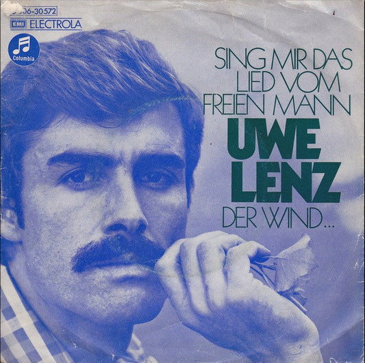 Uwe Lenz - Sing Mir Das Lied Vom Freien Mann 21604 Vinyl Singles Vinyl Goed / Hoes Goed