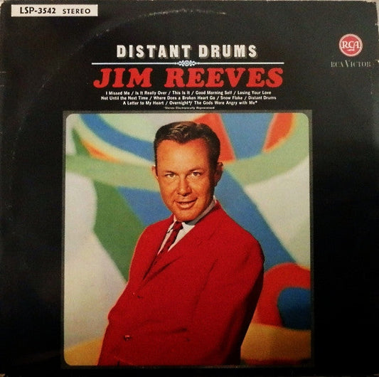 Jim Reeves - Distant Drums (LP) 40650 Vinyl LP Vinyl Goed / Hoes Goed