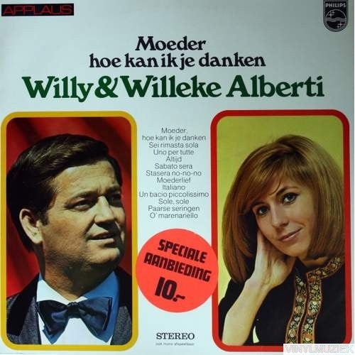 Willy & Willeke Alberti - Moeder Hoe Kan Ik Je Danken (LP) 42724 Vinyl LP Vinyl Goed / Hoes Goed