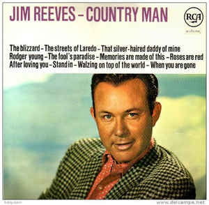 Jim Reeves - Country Man (LP) 44102 Vinyl LP Vinyl Goed / Hoes Goed