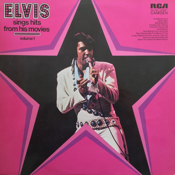 Elvis Presley - Sings Hits From His Movies Volume * (LP) Vinyl LP Vinyl Zeer Goed / Hoesje Goed "VINYLSINGLES.NL"