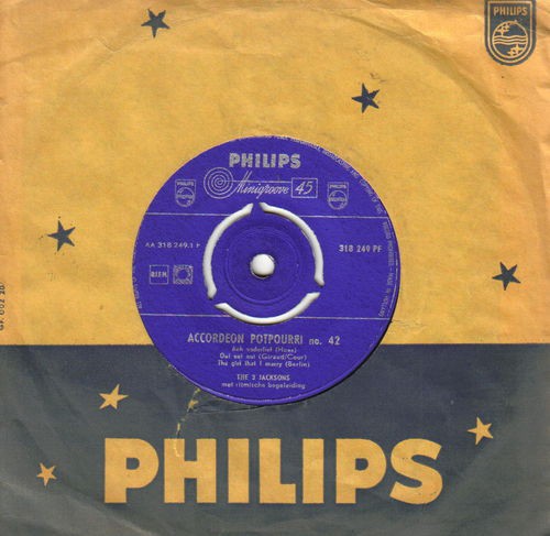 3 Jacksons - Accordeon Potpourri No. 42 05003 Vinyl Singles Vinyl Goed / Hoes Generic