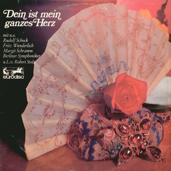 Rudolf Schock Fritz Wunderlich Margit Schramm - Dein Ist Mein Ganzes Herz (LP) 44123 Vinyl LP Vinyl Goed / Hoes Goed