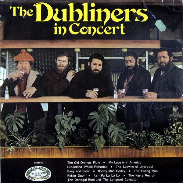 Dubliners - In Concert (LP) Vinyl LP Vinyl Zeer Goed / Hoesje Goed "VINYLSINGLES.NL"