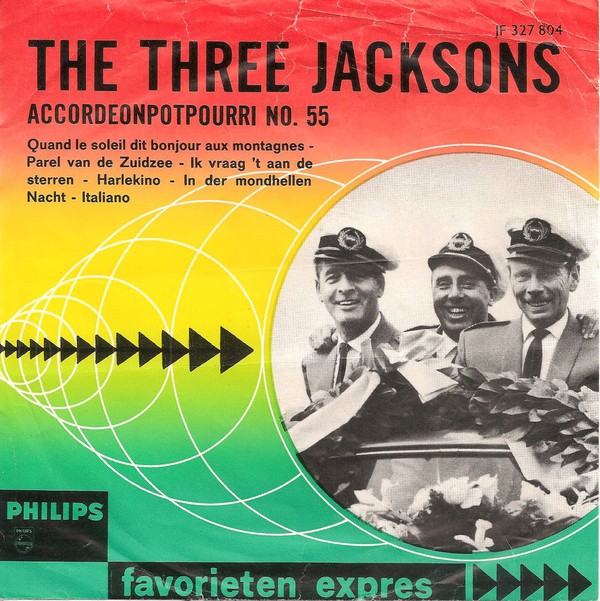 3 Jacksons - Accordeon Potpourri No. 55 39841 Vinyl Singles Vinyl Goed / Hoes Goed