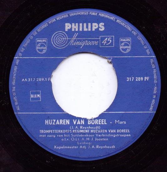 Trompetterkorps Regiment Huzaren Van Borrel - Huzaren Van Borrel 14238 Vinyl Singles Vinyl Goed / Hoes Goed