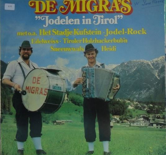 Migra's - Jodelen In Tirol (LP) 47061 Vinyl LP Vinyl Goed / Hoes Goed