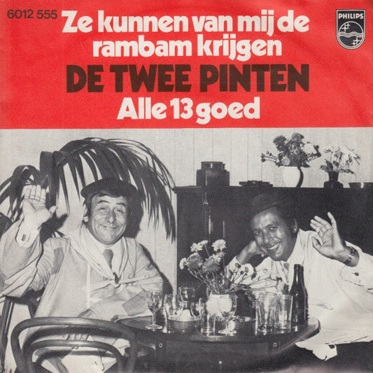 Twee Pinten - Ze Kunnen Van Mij De Rambam Krijgen 14340 Vinyl Singles Vinyl Goed / Hoes Goed