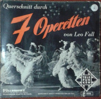 Anneliese Rothenberger / Edith Schollwer - Querschnitt Durch 7 Operetten Vinyl Singles Vinyl Zeer Goed / Hoesje Goed "VINYLSINGLES.NL"