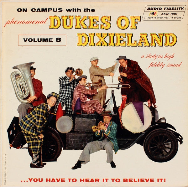 Dukes Of Dixieland - On Campus with the Dukes Of Dixieland Volume * (LP) Vinyl LP Vinyl Zeer Goed / Hoesje Goed "VINYLSINGLES.NL"