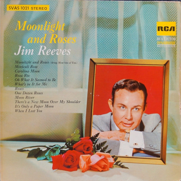 Jim Reeves - Moonlight And Roses (LP) 43148 Vinyl LP Vinyl Goed / Hoes Goed