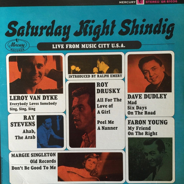 Various - Saturday Night Shindig (LP) 42701 Vinyl LP Vinyl Goed / Hoes Goed