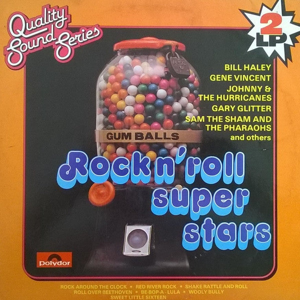 Various - Rock N' Roll Super Stars (LP) 43046 Vinyl LP Vinyl Goed / Hoes Goed