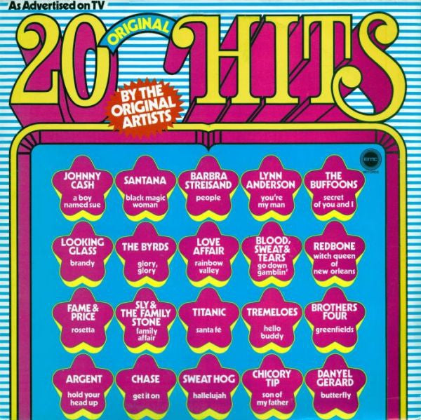 Various - 20 Original Hits (LP) 43790 Vinyl LP Vinyl Goed / Hoes Goed