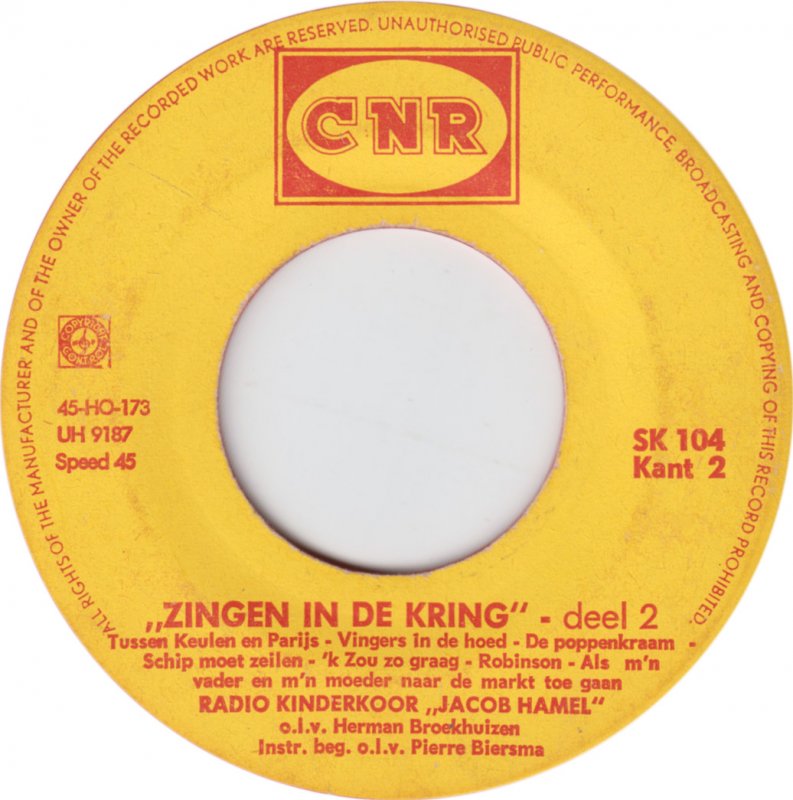 Kinderchor Jacob Hamel - Singen im Kreis 2 34791