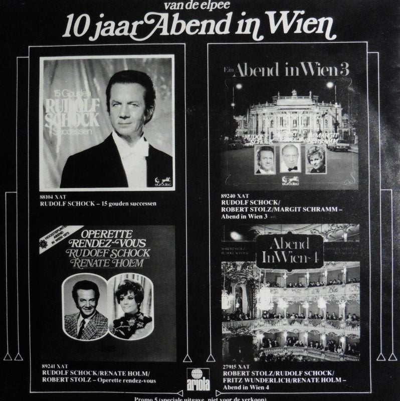 Van De LP: Hoogtepunten Uit 10 Jaar Abend In Wien 30551 Vinyl Singles Vinyl Goed / Hoes Goed