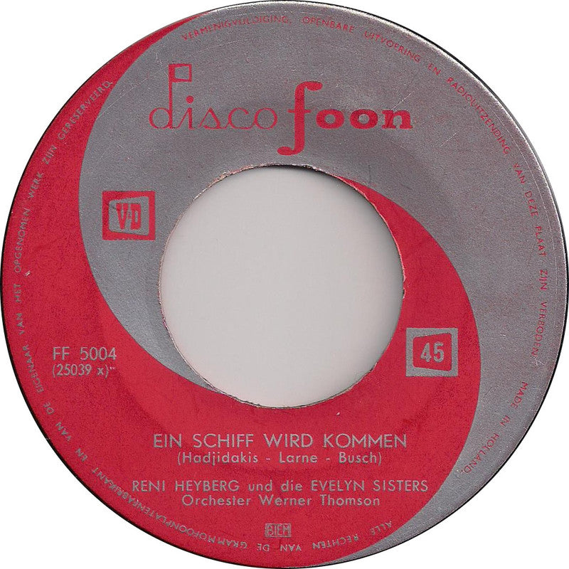Reni Heiberg Und Die Evelyn-Sisters / Die Amigos - Ein Schiff Wird Kommen / Sucu Sucu 32387 (B)