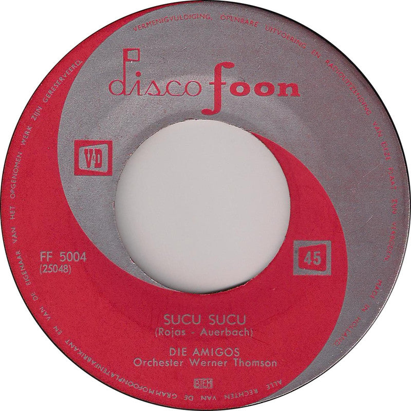 Reni Heiberg Und Die Evelyn-Sisters / Die Amigos - Ein Schiff Wird Kommen / Sucu Sucu 32387 (B) Vinyl Singles Vinyl Goed / Hoes Generic