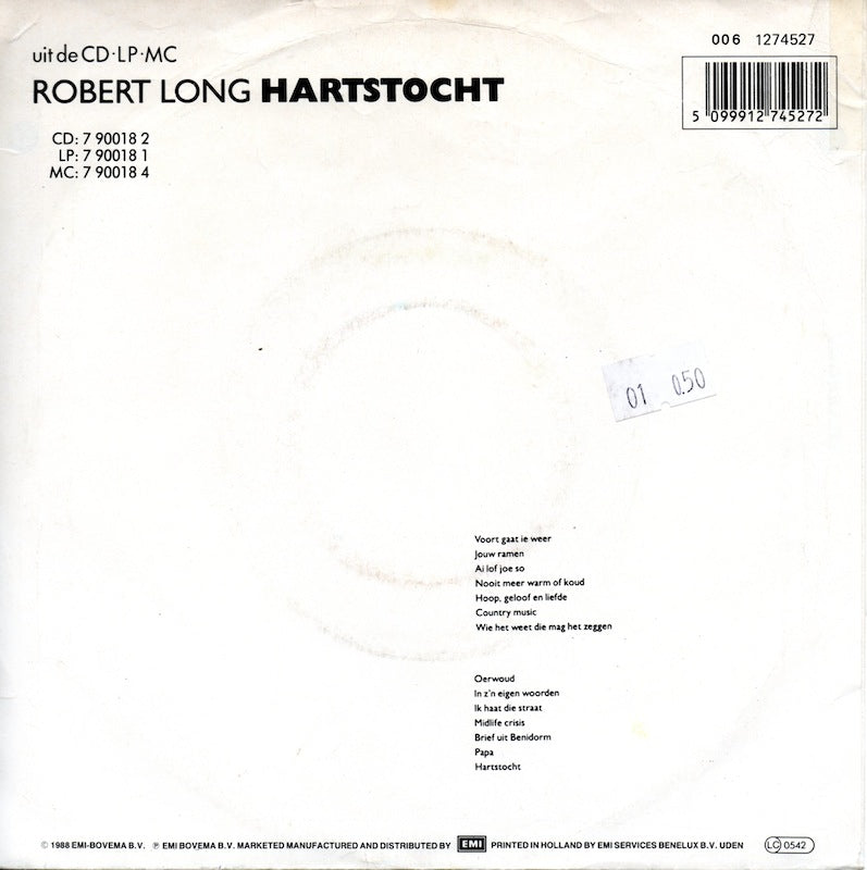 Robert Long - Ai Lof Joe So 14500 Vinyl Singles Vinyl Goed / Hoes Goed