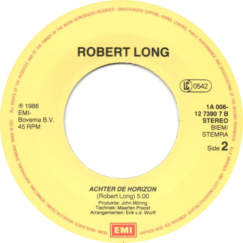 Robert Long - Geef Ons Vrede 33465 Vinyl Singles Vinyl Goed / Hoes Goed