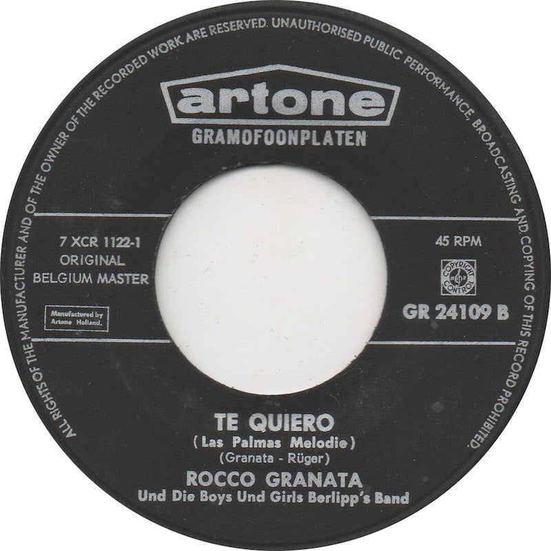 Rocco Granata - E' Primavera 01254 Vinyl Singles Vinyl Goed / Hoes Generic