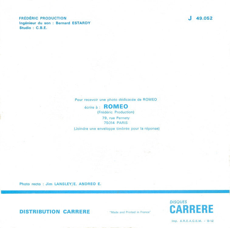 Romeo - Petit Papa Noel 17250 Vinyl Singles Vinyl Goed / Hoes Goed