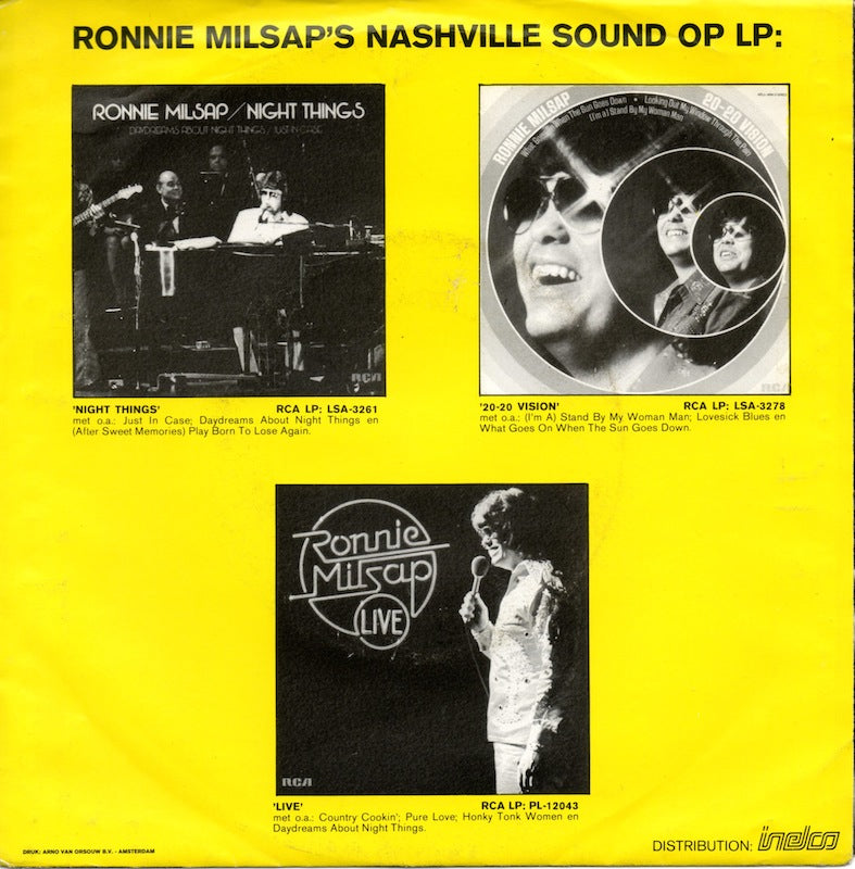 Ronnie Milsap - It Was Almost Like A Song 14726 Vinyl Singles Vinyl Goed / Hoes Goed