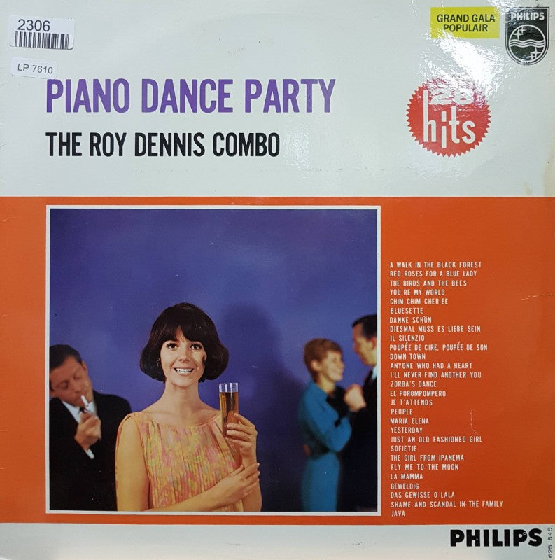 Roy Dennis Combo - Piano Dance Party (LP) 46277 Vinyl LP Vinyl Goed / Hoes Goed
