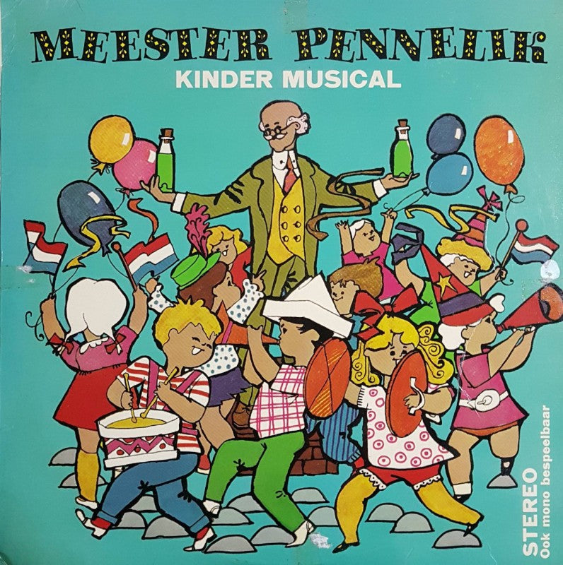 Benny Vreden - Meester Pennelik - Kinder Musical (LP) Vinyl LP Vinyl Zeer Goed / Hoesje Goed "VINYLSINGLES.NL"